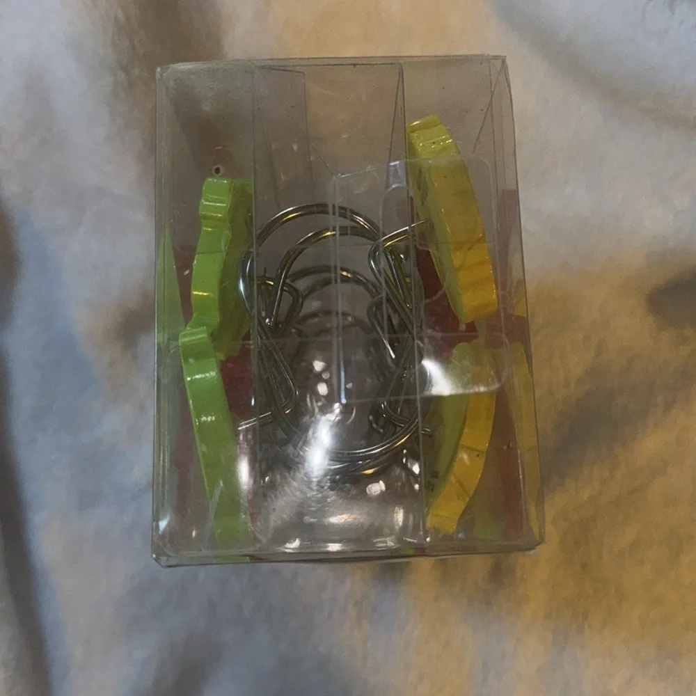 Fun Set of Fruity Shower Curtain Hooks- Set of 12 NIB